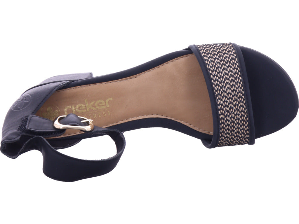 Rieker Damen  Fsk Damen Sandalen in schwarz