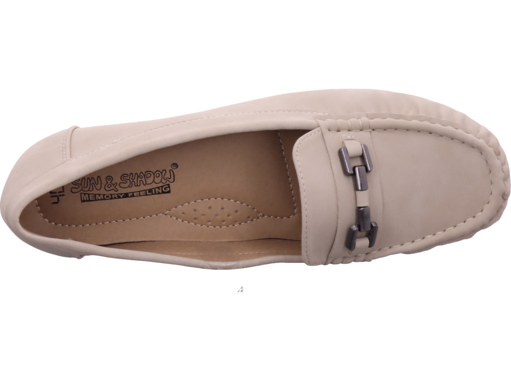shoe-world Damen   in beige