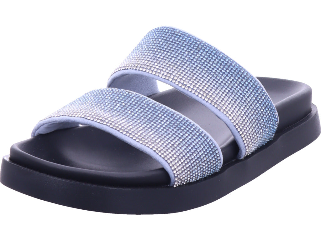 Rieker Damen Pantolette Fsk Damen Sandalen in blau