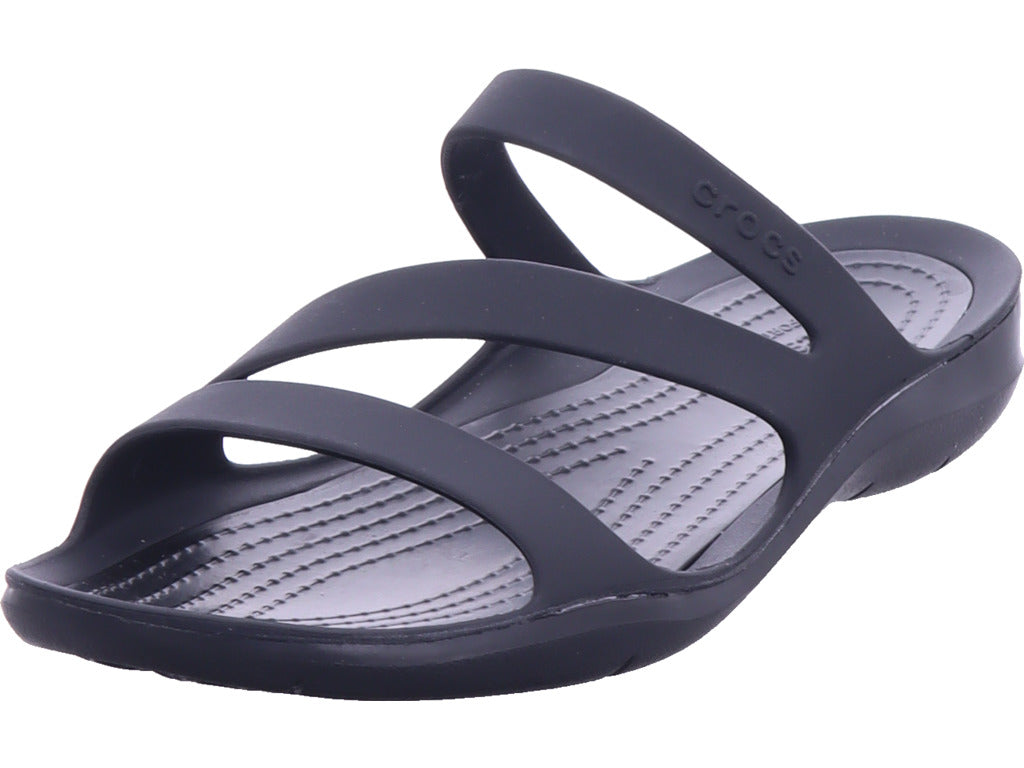 Crocs Damen Pantolette Swiftwater Sandal W in schwarz