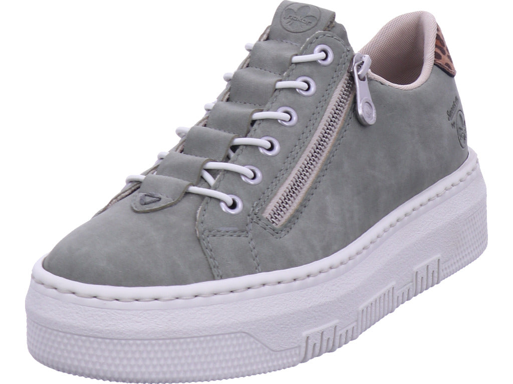 Rieker Damen Sneaker Fsk Damen Halbschuhe in grün