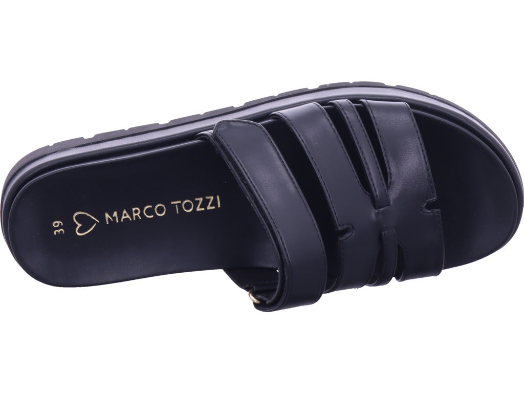 Marco Tozzi Damen Pantolette M2740744 in schwarz