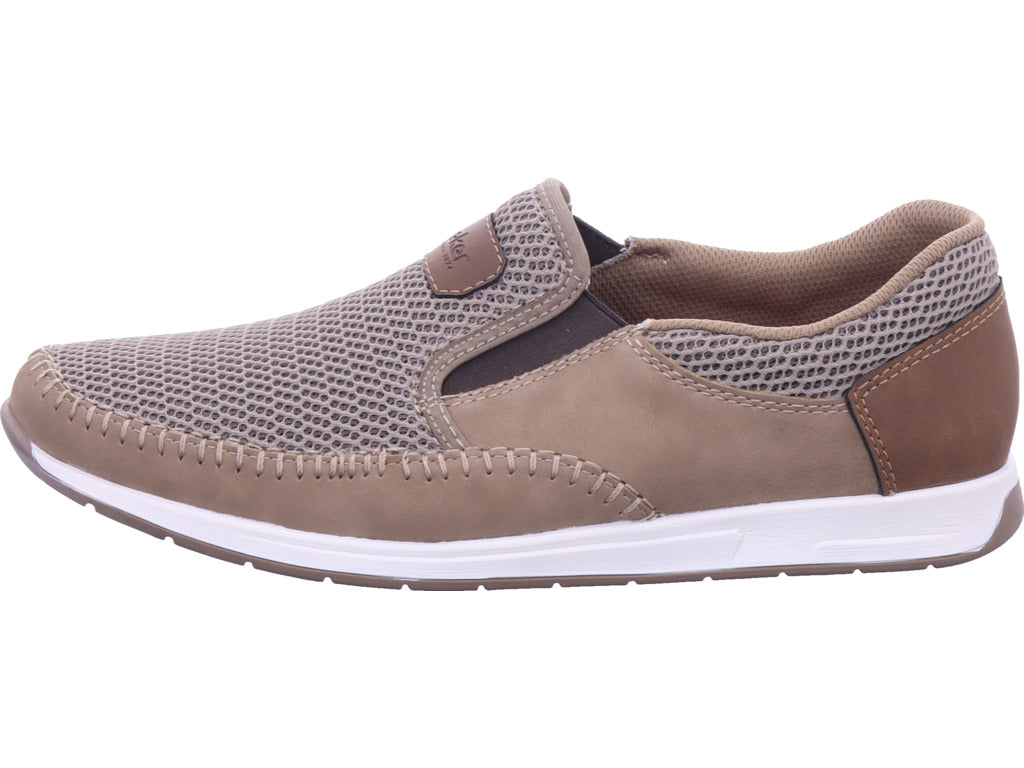 Rieker Herren Slipper Fsk Herren Halbschuhe in beige