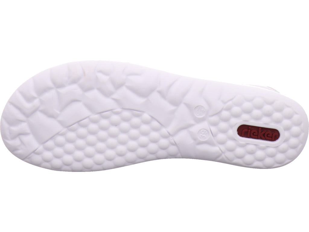 Rieker Damen Sneaker Fsk Damen Halbschuhe in weiß