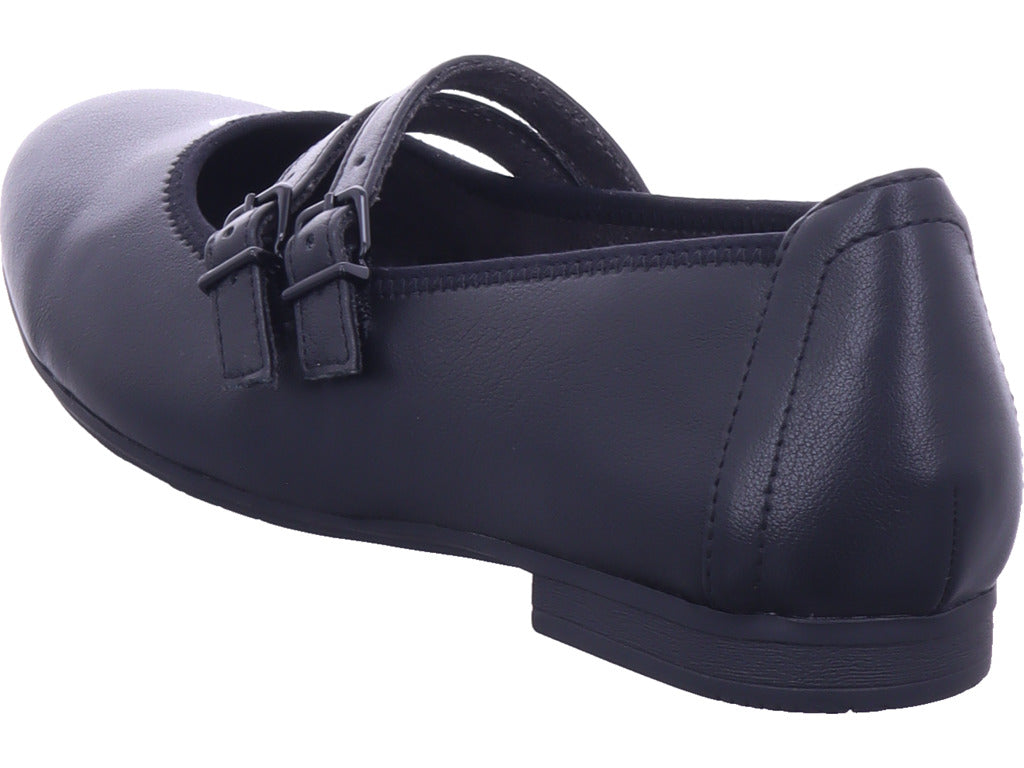 Jana Damen Ballerina M2217744 in schwarz