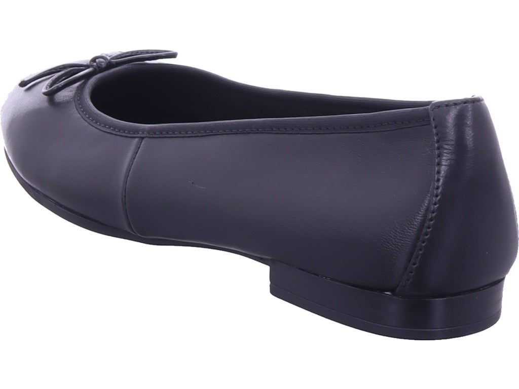 Tamaris Damen Ballerina  in schwarz