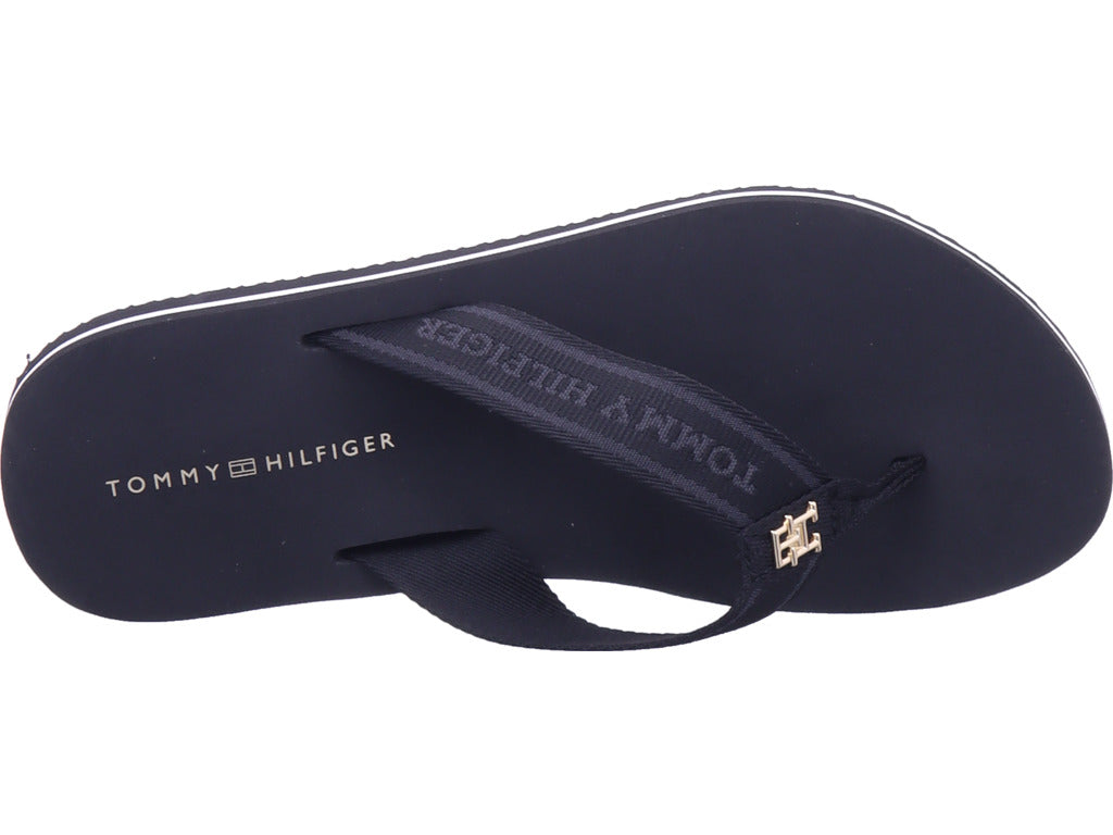 Tommy Hilfiger Damen Badeschuh Beach Sandal in schwarz