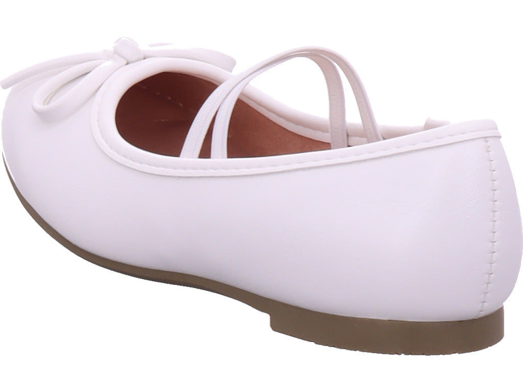 Planet Footwear Mädchen Ballerina  in weiß