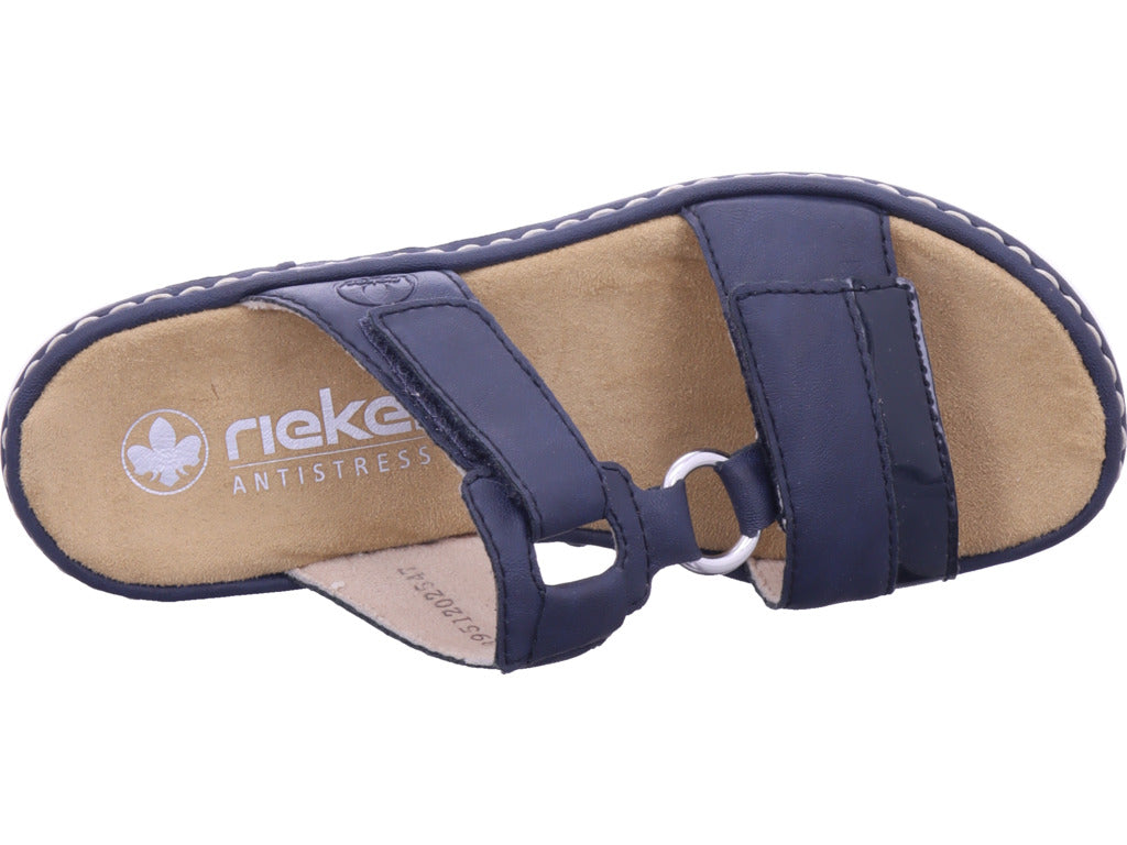 Rieker Damen Pantolette Fsk Damen Sandalen in blau