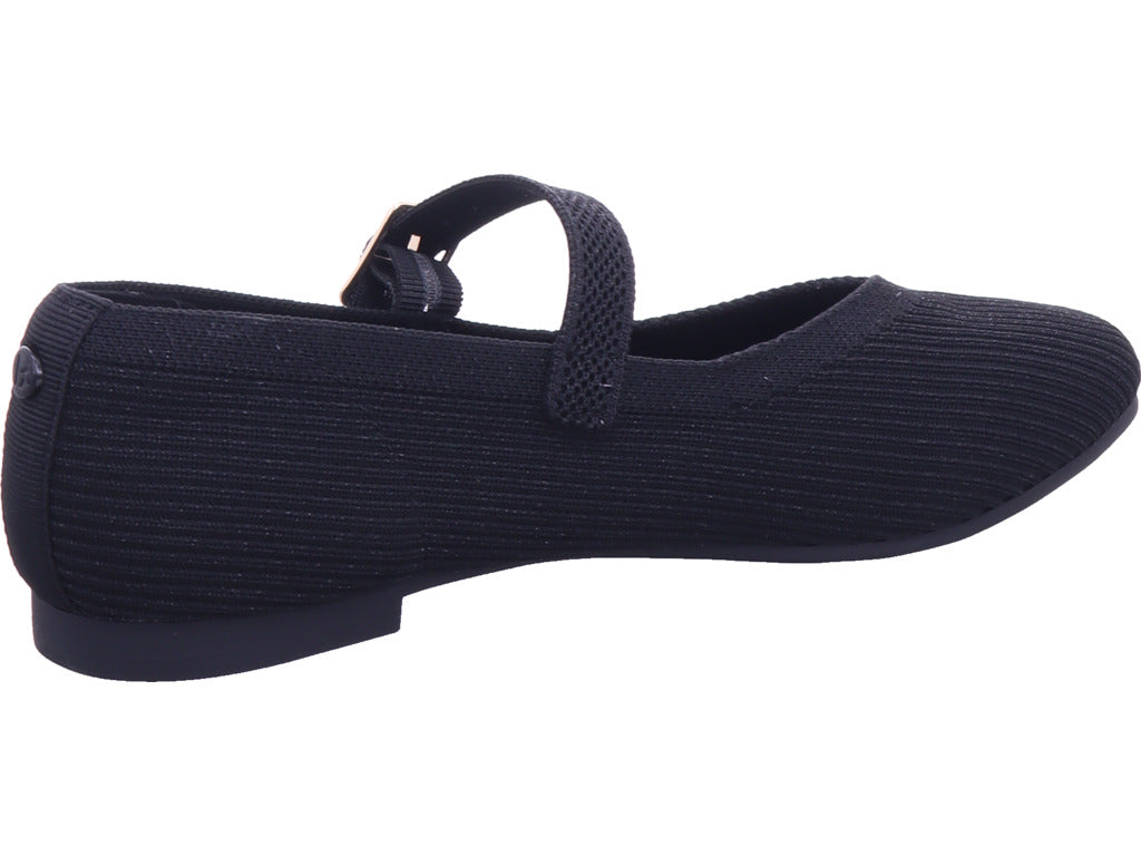 La Strada Damen Ballerina  in schwarz