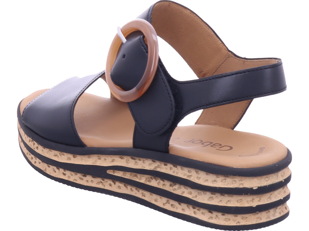 Gabor Damen Sandalette  in schwarz
