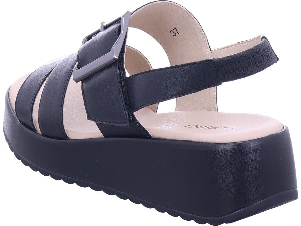 Caprice Damen Sandalette  in schwarz