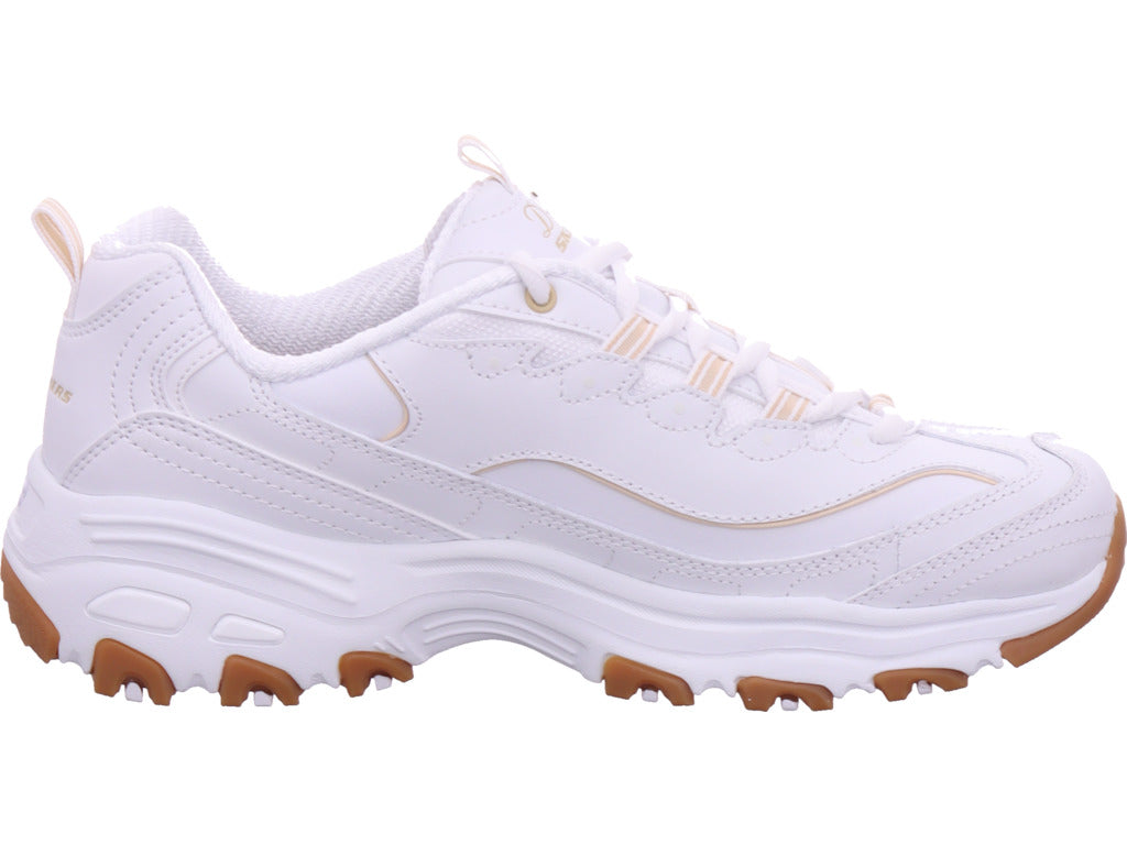 SKECHERS Damen Sneaker Skechers D´lites in weiß