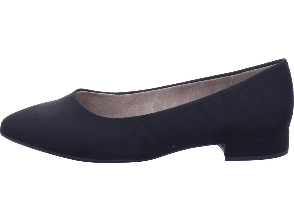 Jana Damen Ballerina  in schwarz