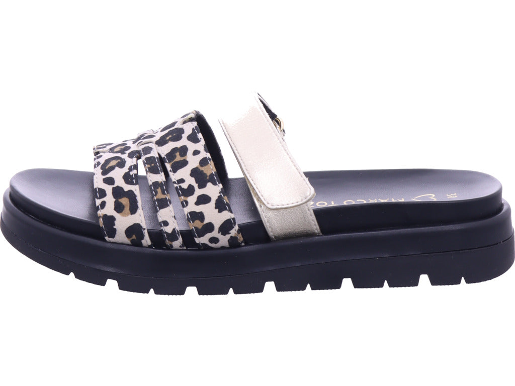 Marco Tozzi Damen Pantolette  in braun