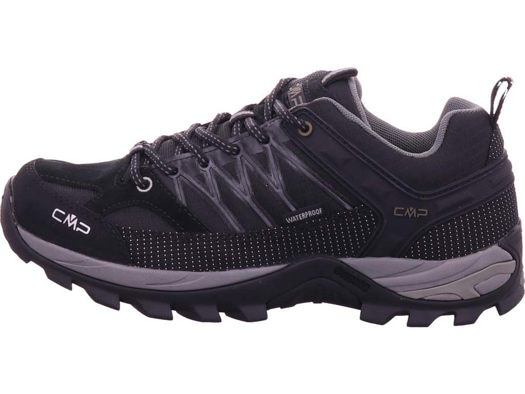 CMP Herren Wanderschuh Rigel Low Trekking Shoe Wp in schwarz