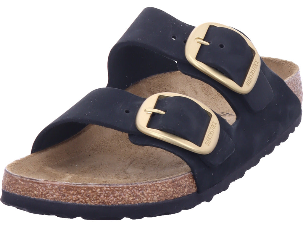 Birkenstock women's slippers Arizona Big Buckle in black