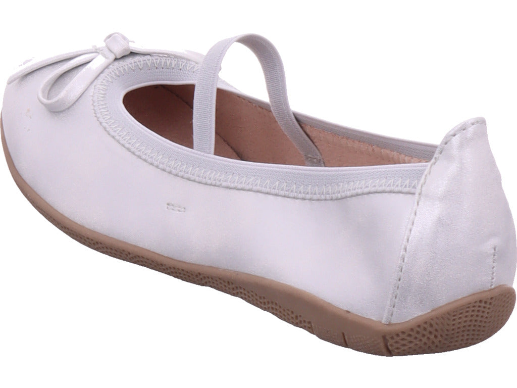 Planet Footwear Mädchen Ballerina  in weiß