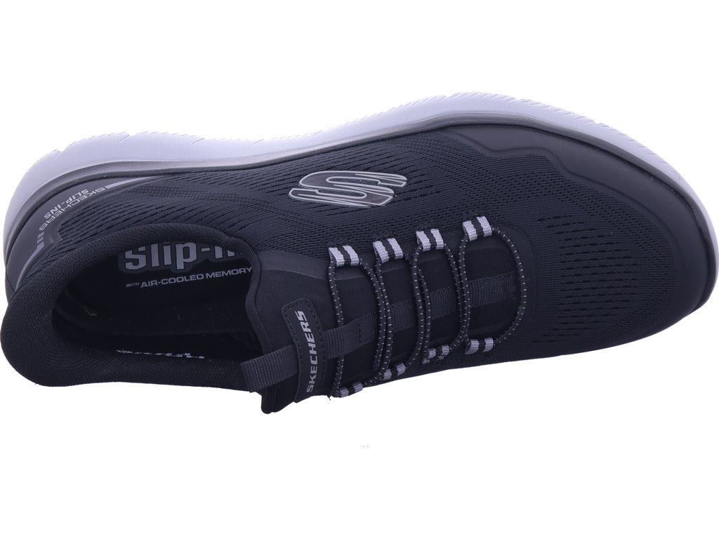 SKECHERS Herren Slipper  in schwarz
