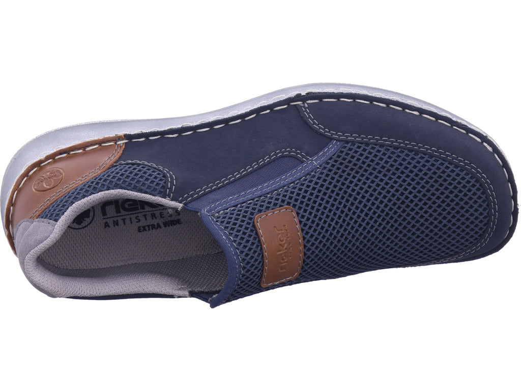 Rieker Herren Slipper  in blau