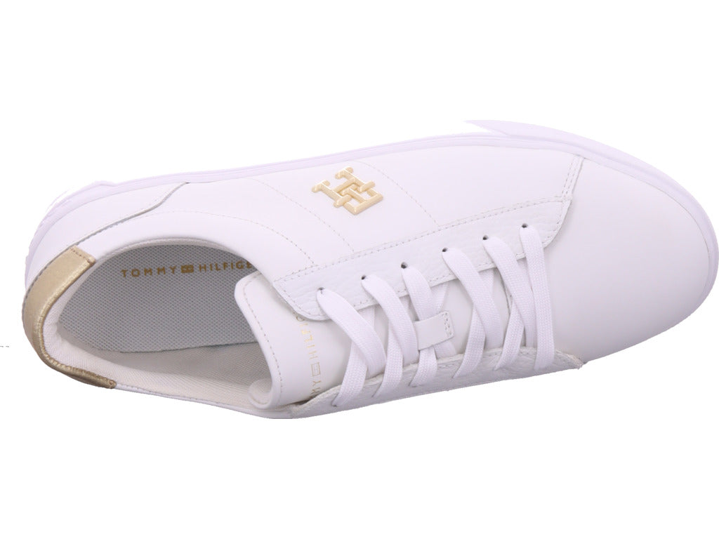 Tommy Hilfiger Damen Sneaker Platform Court Sneaker in weiß