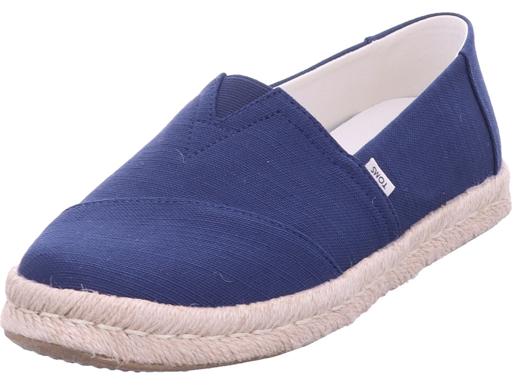 TOMS Damen Slipper Alpargata Rope 2.0 in blau