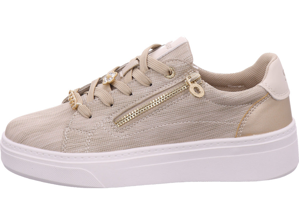 Dámské tenisky s.Oliver ve zlaté barvě