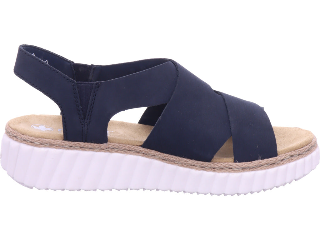 Rieker Damen  Fsk Damen Sandalen in blau