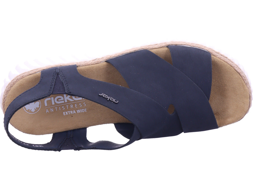 Rieker Damen  Fsk Damen Sandalen in blau