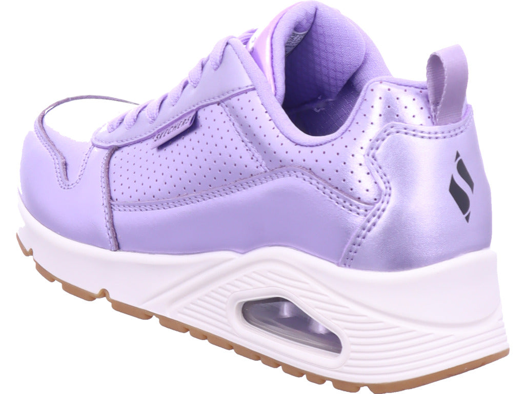 SKECHERS Damen Sneaker Uno-Metallixs in lila