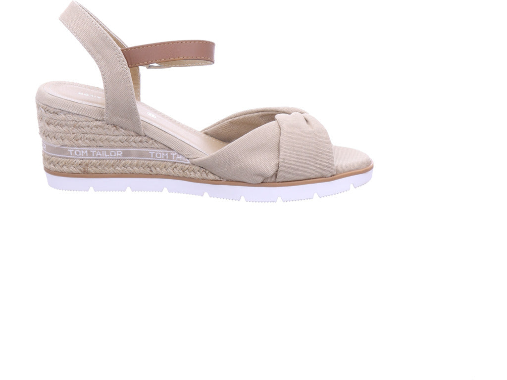 Tom Tailor Damen Sandalette  in beige