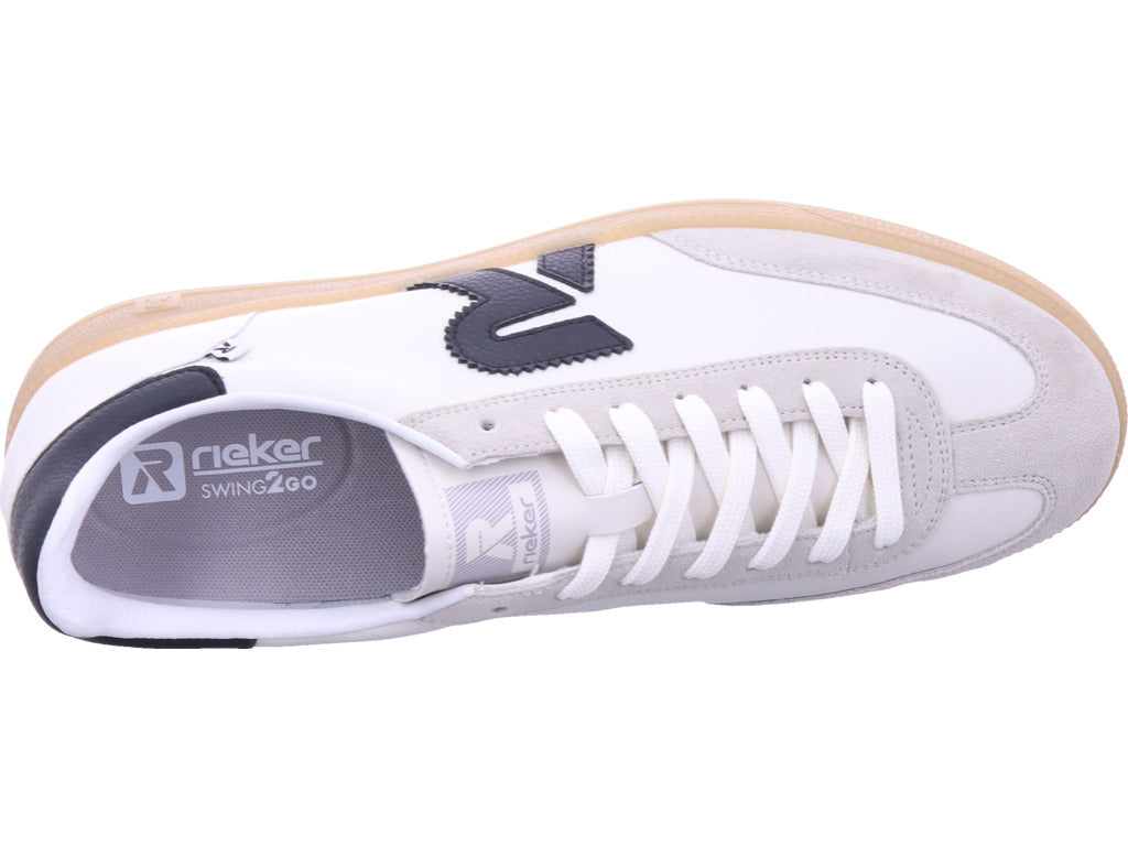 Rieker Herren Sneaker Fsk Herren Halbschuhe in weiß