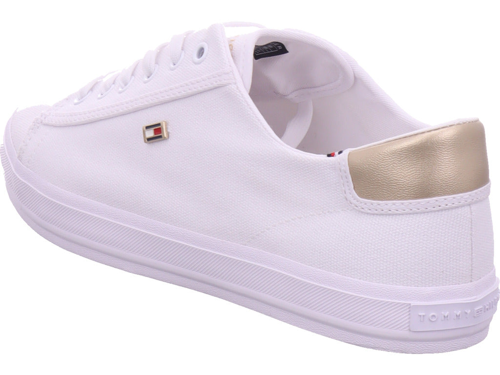 Tommy Hilfiger Damen Textilschuh Lace Up Sneaker in weiß