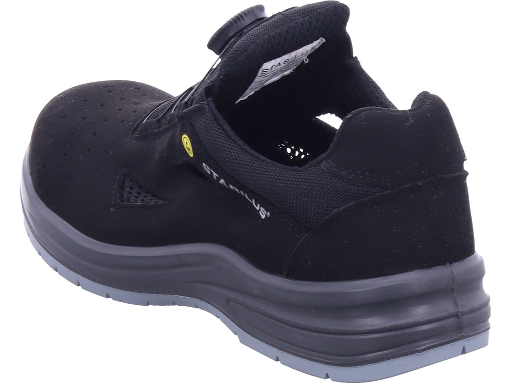 Stabilus Unisex - Erwachsene Sandalette Jorden Black Twist Air Sandale in schwarz