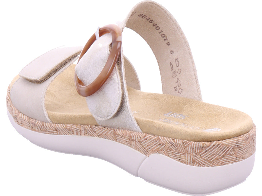 Remonte Damen Pantolette Remonte Sandale in beige