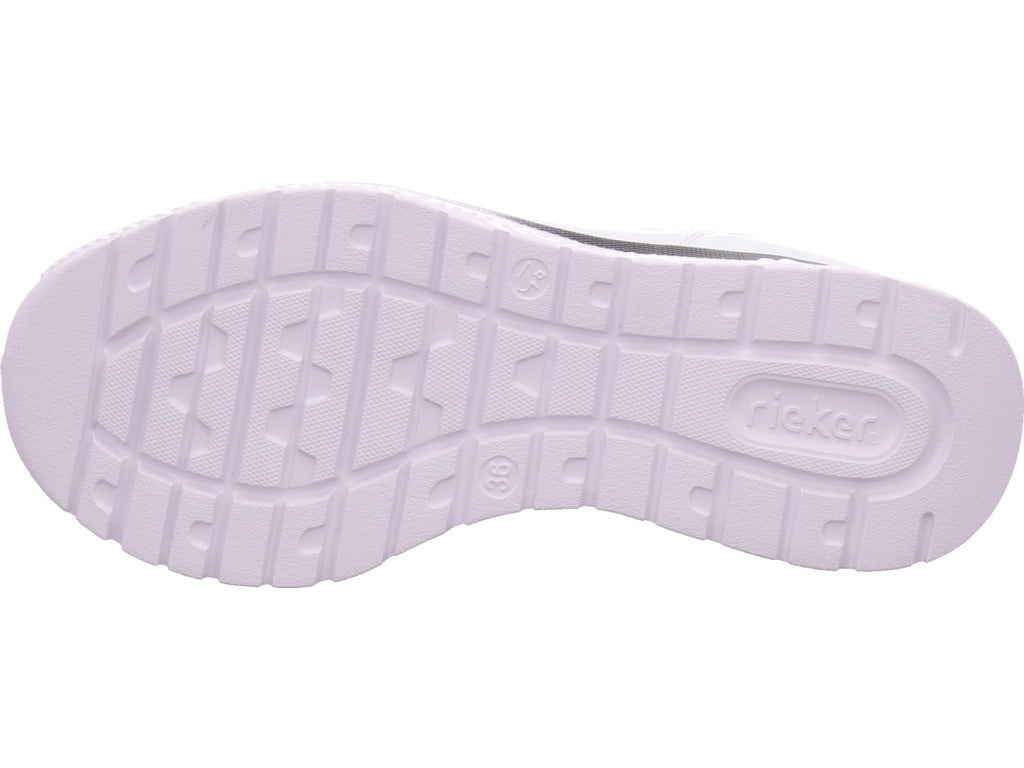Rieker Damen Sneaker Fsk Damen Halbschuhe in weiß