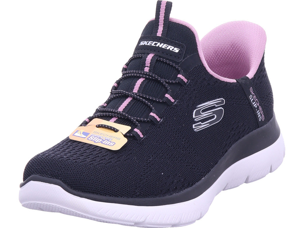 SKECHERS Damen   in schwarz