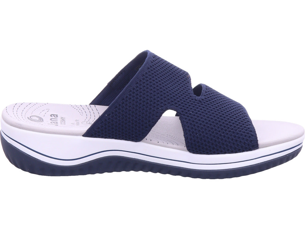 Jana Damen Pantolette M2727043 in blau