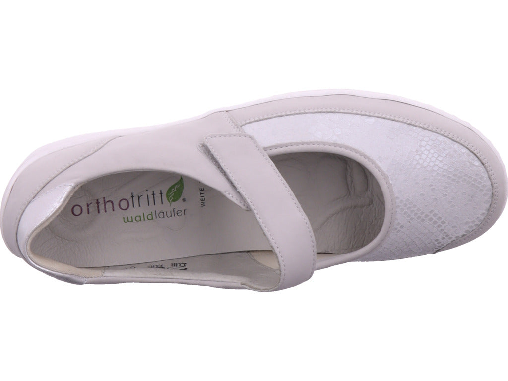 Waldläufer Damen Slipper  in grau