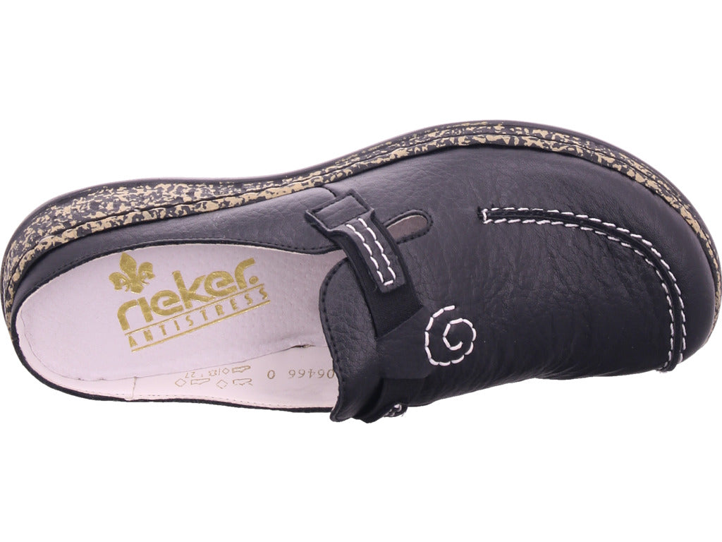 Rieker women's slippers in black