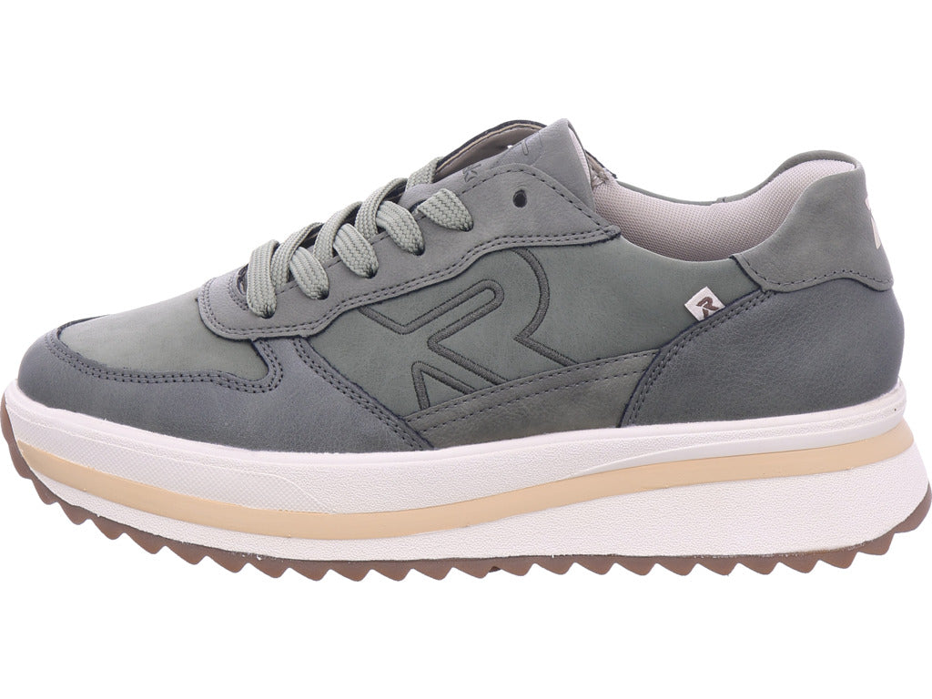 Rieker women's Hwk women's low shoes in green
