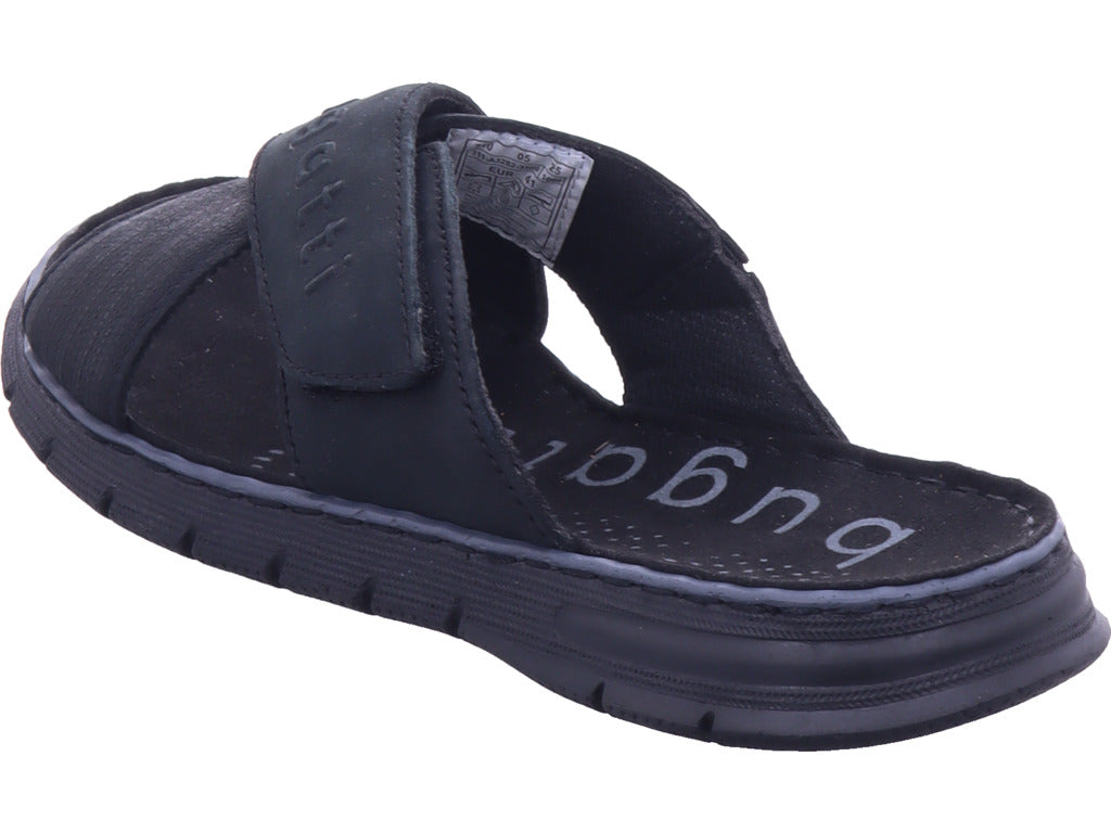 Bugatti Herren Pantolette  in schwarz