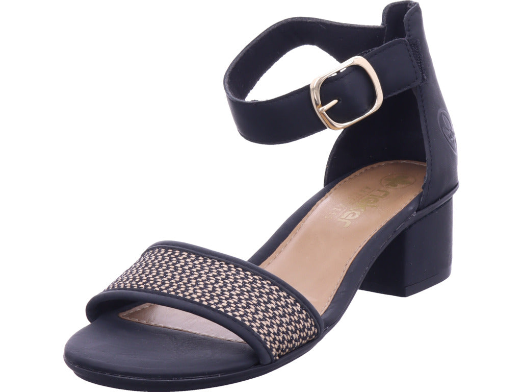 Rieker Damen  Fsk Damen Sandalen in schwarz