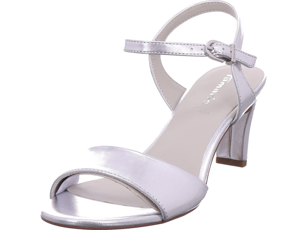 Tamaris Damen Sandalette  in silber