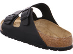 Birkenstock Herren Pantoffel Arizona Bf Soft Schwarz in schwarz