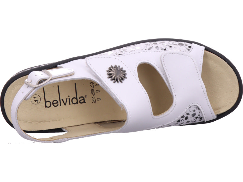 portina Damen Sandalette  in weiß