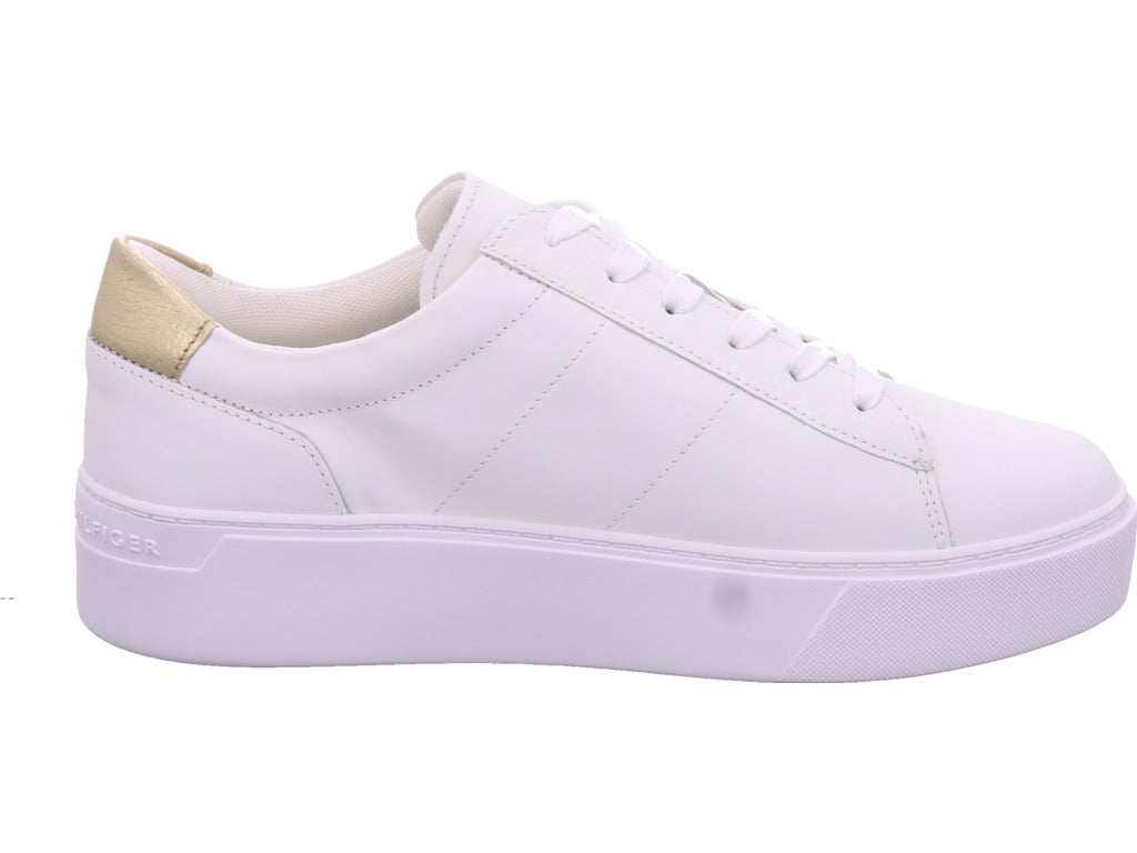 Tommy Hilfiger Damen Sneaker Platform Court Sneaker in weiß
