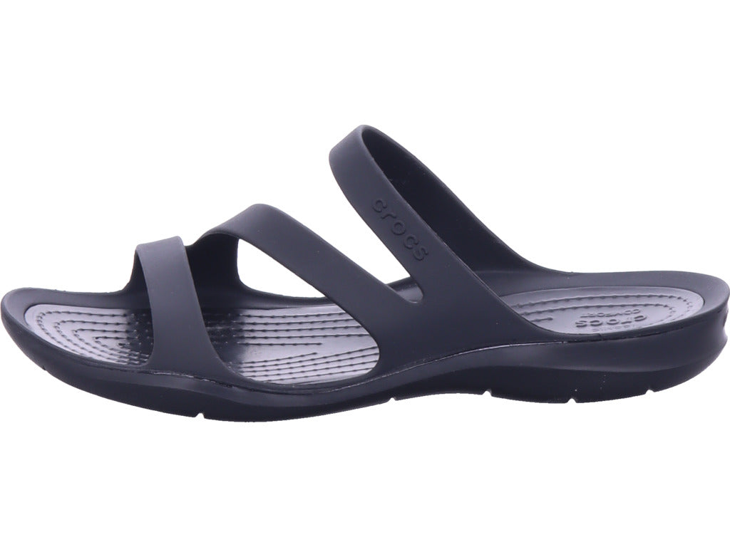Crocs Damen Pantolette Swiftwater Sandal W in schwarz