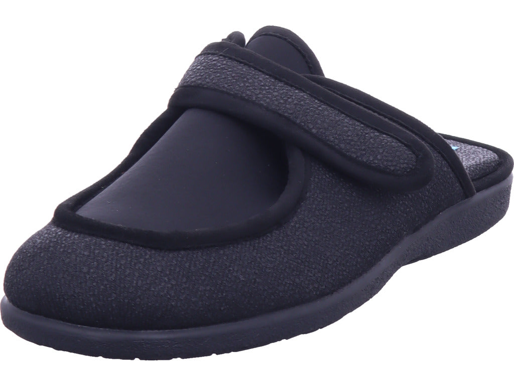 Varomed Herren Pantolette  in schwarz