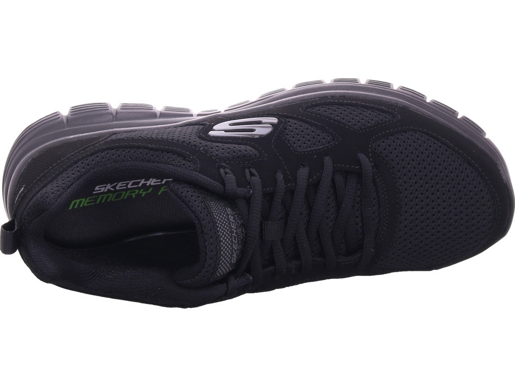 SKECHERS Herren Sneaker Burns Agoura in schwarz